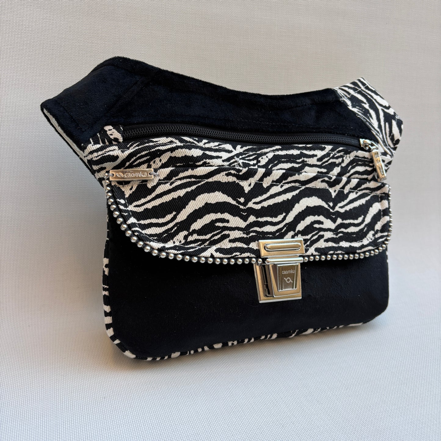 Riñonera "Animal Print Top Plus" · Terciopelo · Pieza Única Núm. 16851