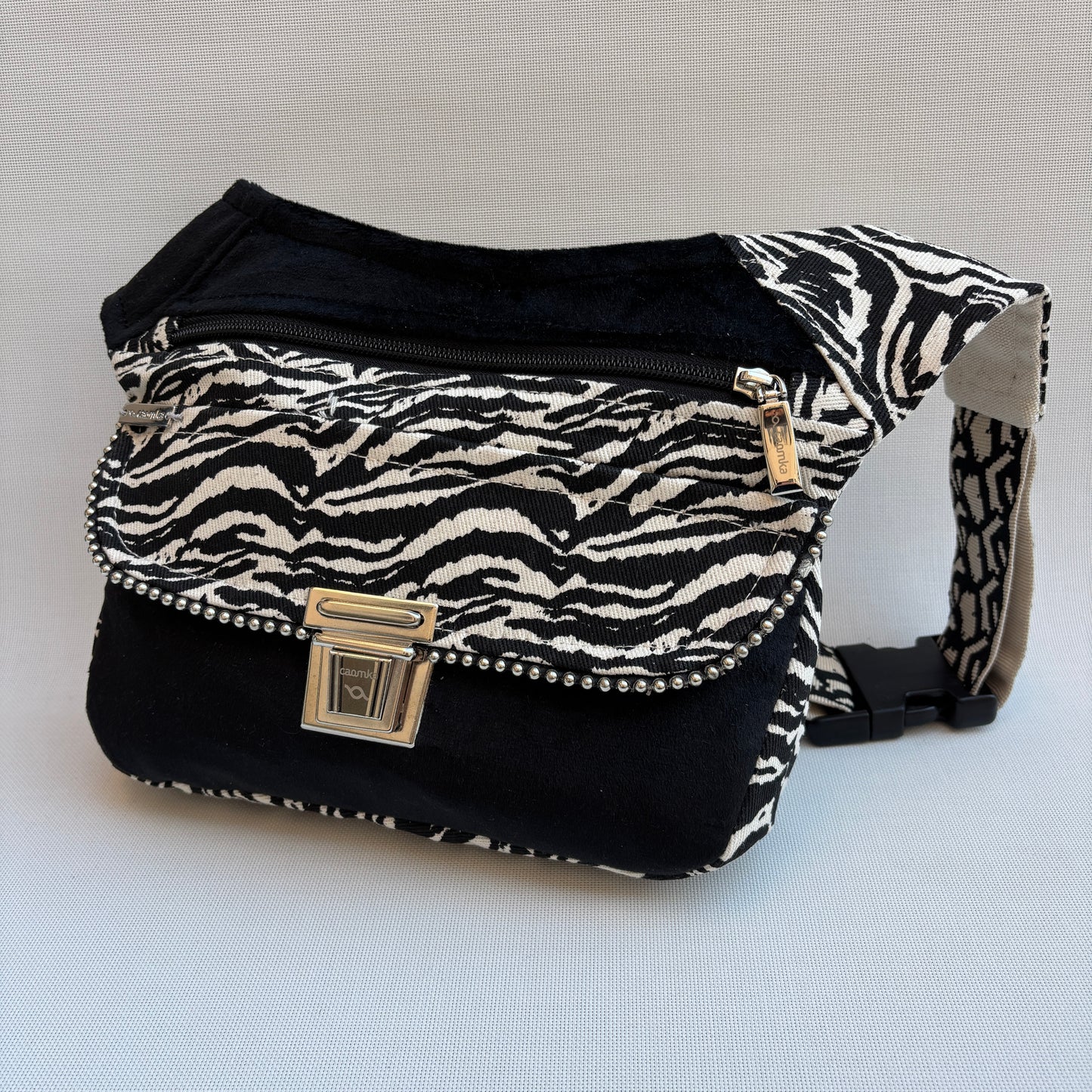 Riñonera "Animal Print Top Plus" · Terciopelo · Pieza Única Núm. 16851