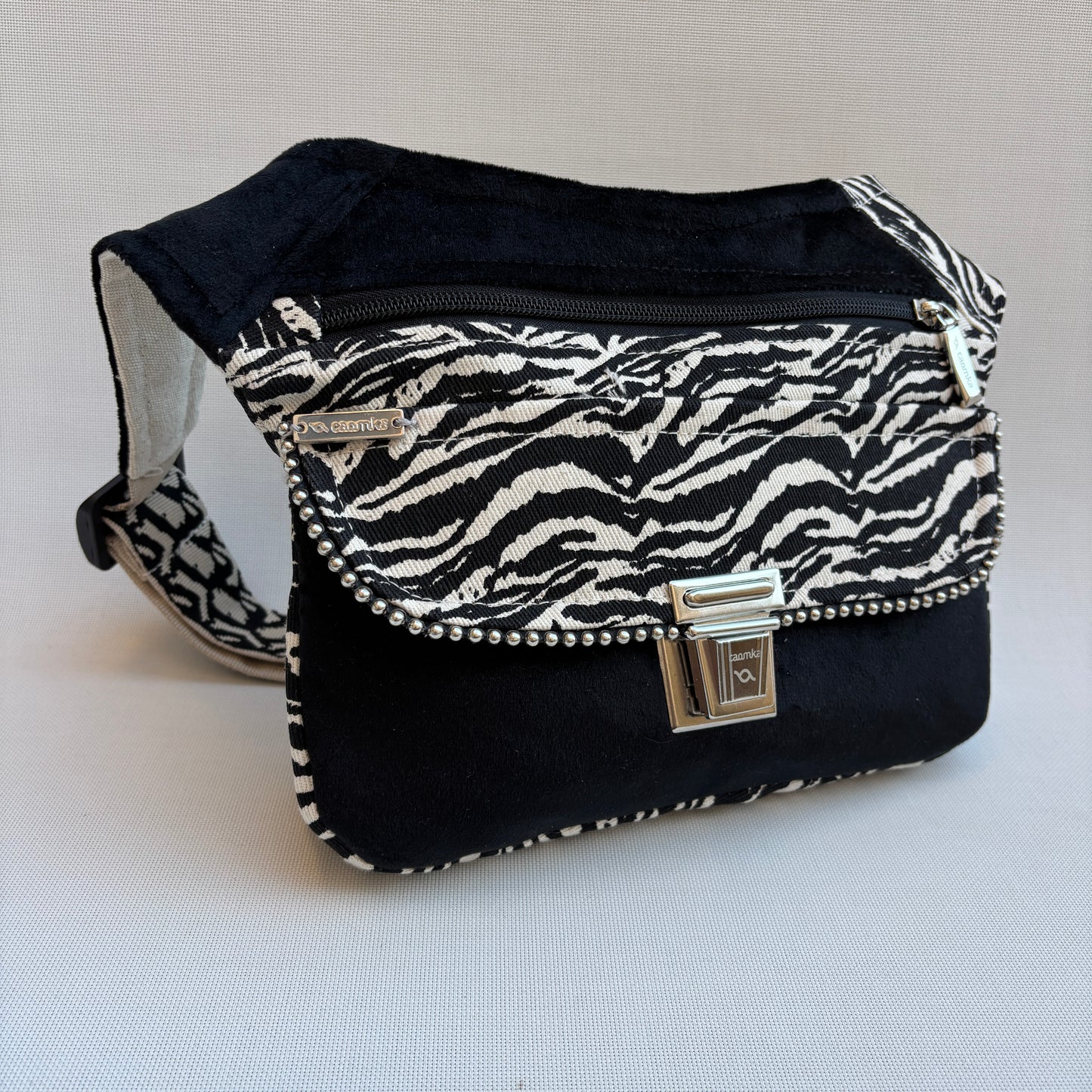 Riñonera "Animal Print Top Plus" · Terciopelo · Pieza Única Núm. 16851