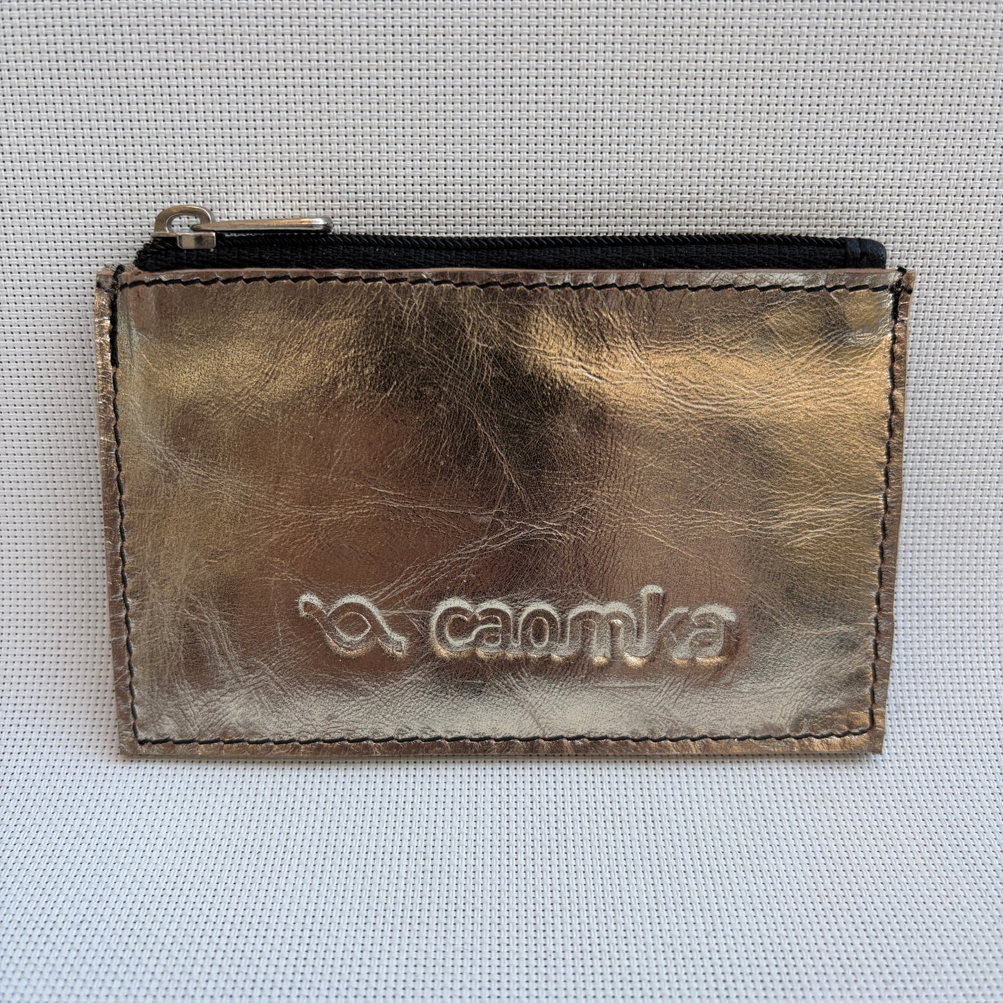 Monedero Micro CAOMKA · Piel natural · Pieza Única Núm. 16889