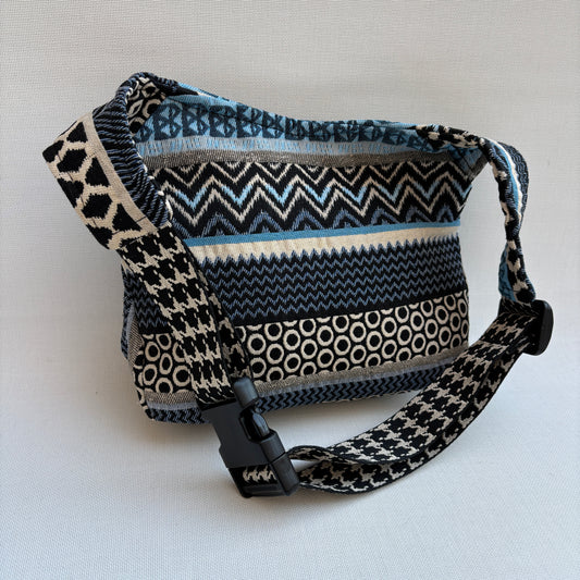 Spezielles schwarzes „Cordura“ &amp; Silber + Gesäßtasche, exklusives Teil Nr. 11492
