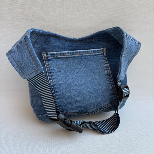 Riñonera “Special ♻️ Jeans Recycled Mandalas ♻️” · Pieza Única Núm. 18375