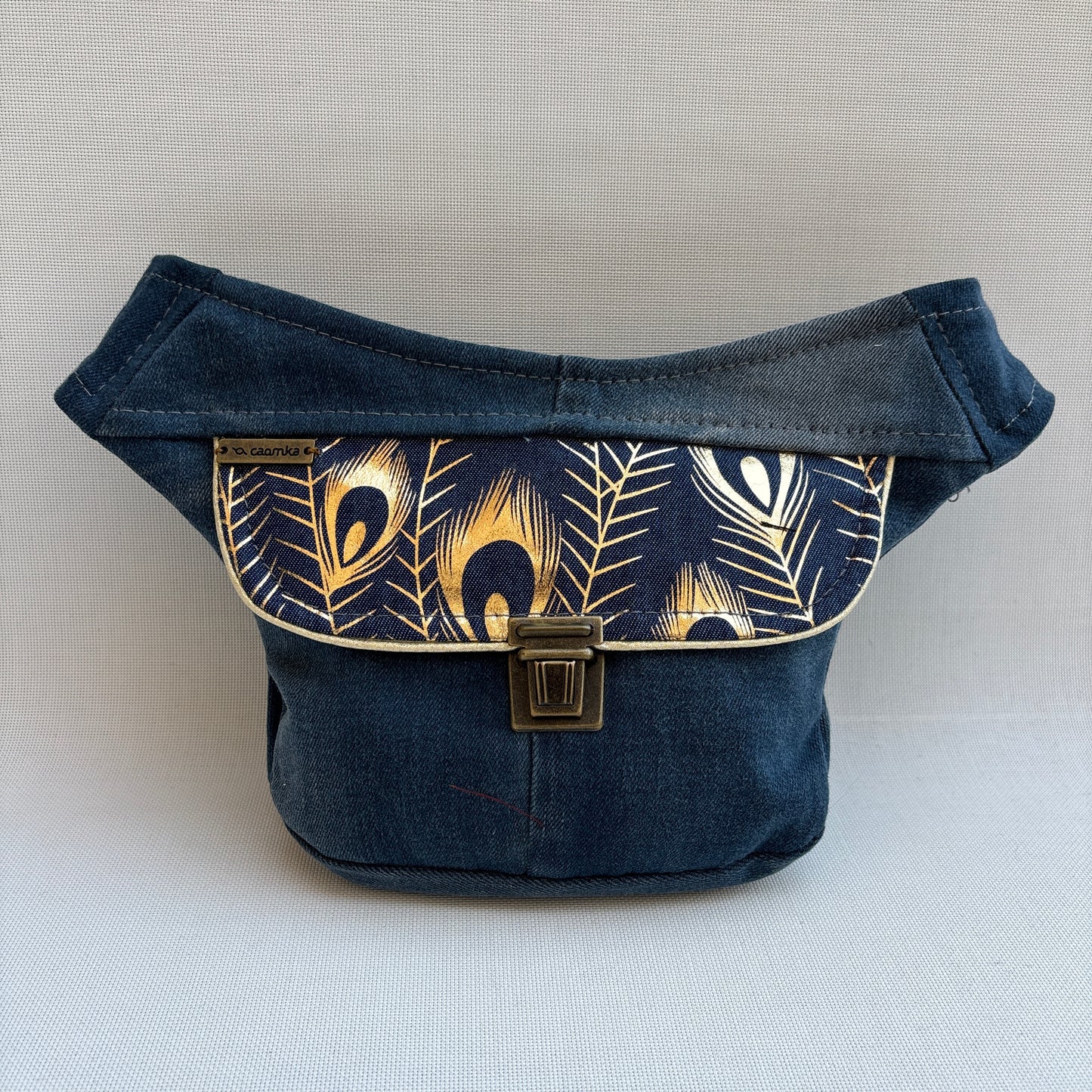 Riñonera Mini "Special Jeans Recycled" + Bolsillo trasero extra · Pieza Única Núm. 18372