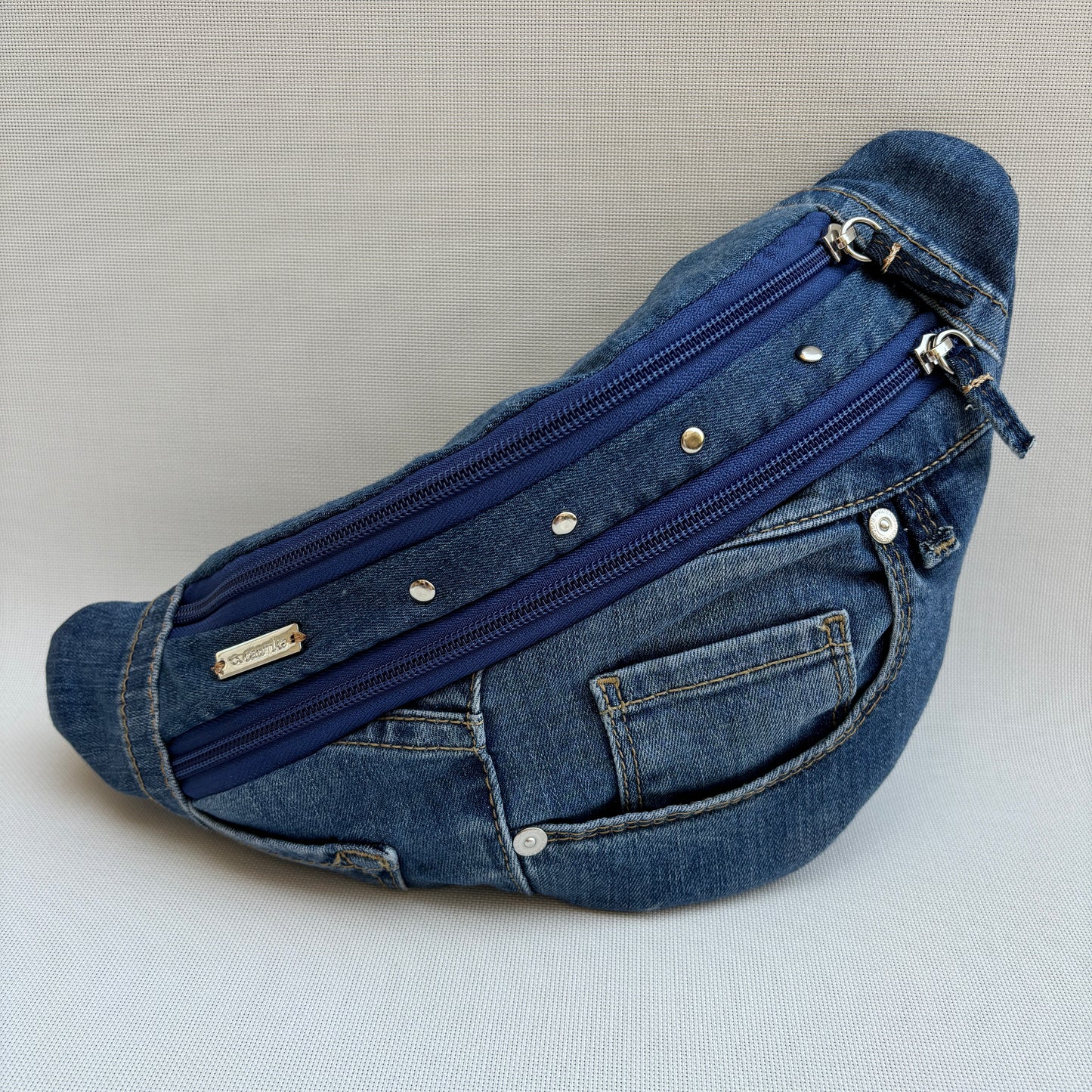 Maxi Retro Chic ♻️ Jeans Recycled ♻️ · Limited Edition · Einzelstück Nr. 12776