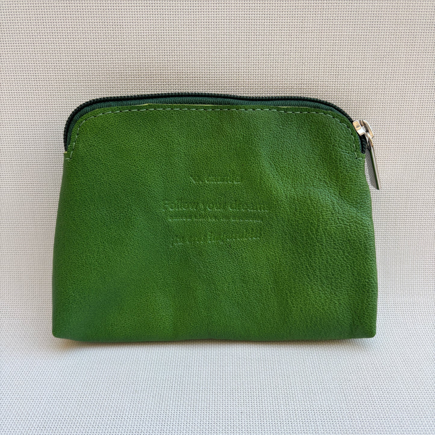 CAOMKA Flat Coin Purse Natürliches BioCuir®-Leder Exklusivstück Nr. 13177