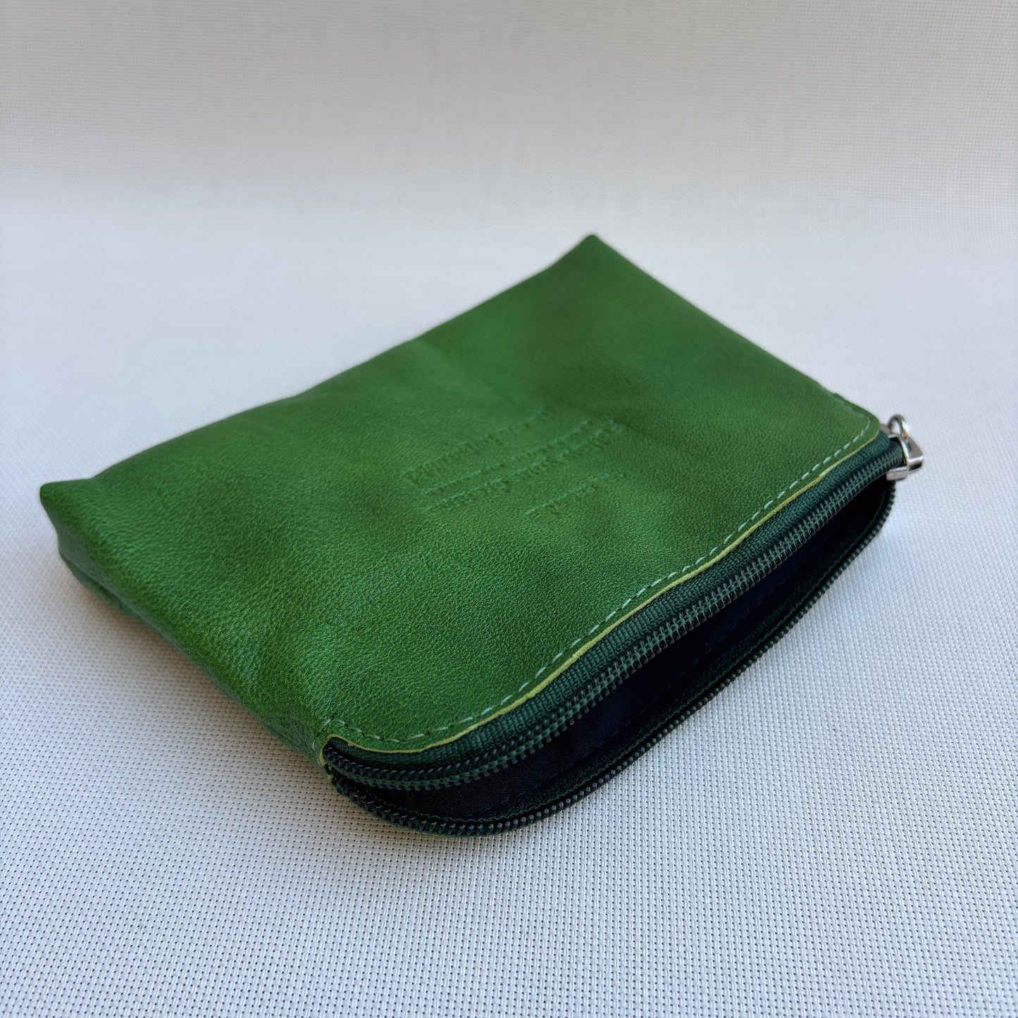 CAOMKA Flat Coin Purse Natürliches BioCuir®-Leder Exklusivstück Nr. 13177