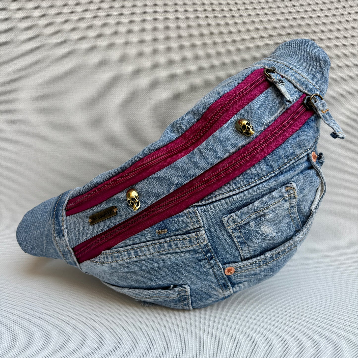Maxi Retro Chic ♻️ Jeans Recycled ♻️ · Limited Edition · Einzelstück Nr. 12776