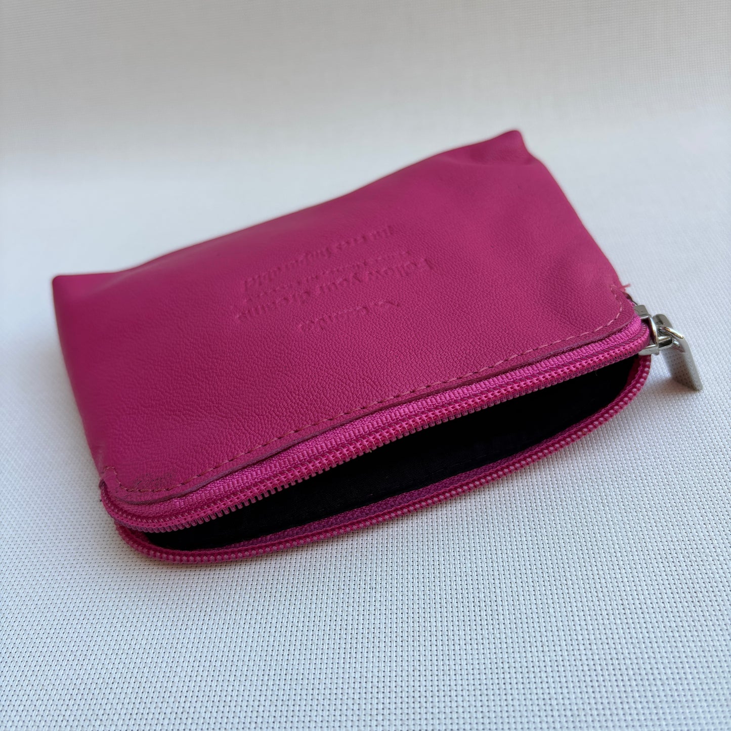 CAOMKA Flat Coin Purse Natürliches BioCuir®-Leder Exklusivstück Nr. 13177