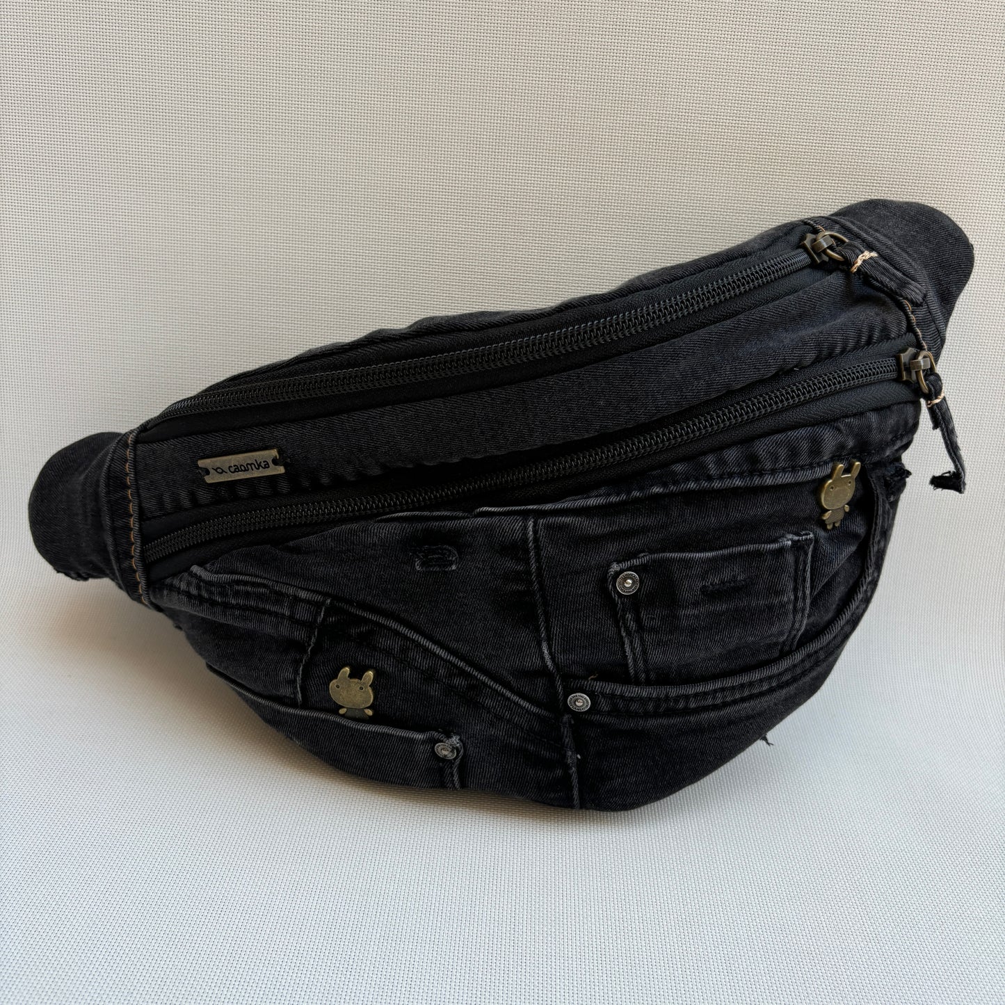 Maxi Retro Chic ♻️ Jeans Recycled ♻️ · Limited Edition · Einzelstück Nr. 12776