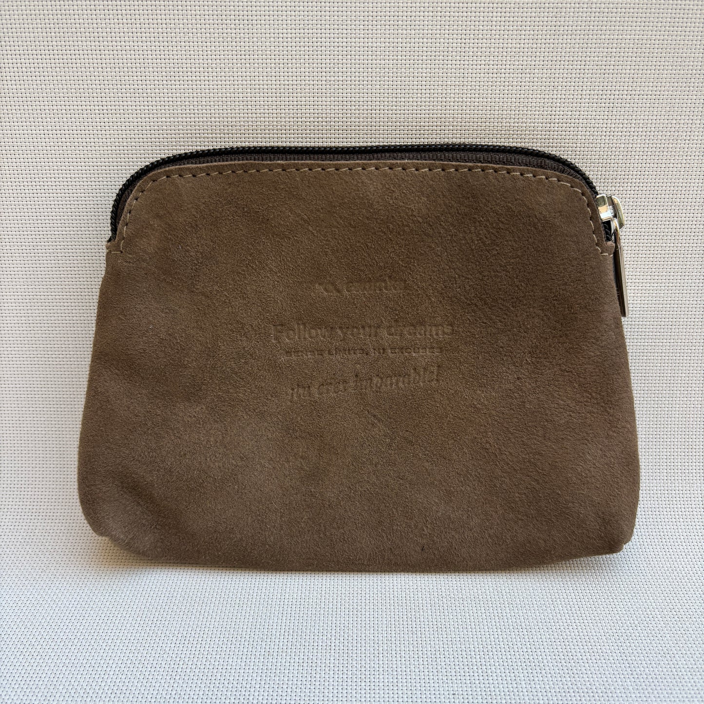 CAOMKA Flat Coin Purse Natürliches BioCuir®-Leder Exklusivstück Nr. 13177