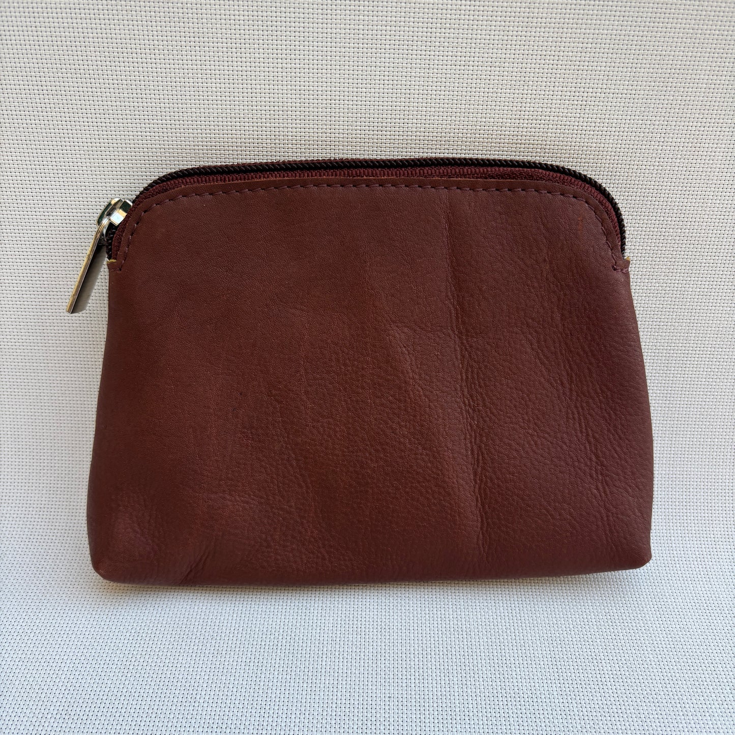 CAOMKA Flat Coin Purse Natürliches BioCuir®-Leder Exklusivstück Nr. 13177