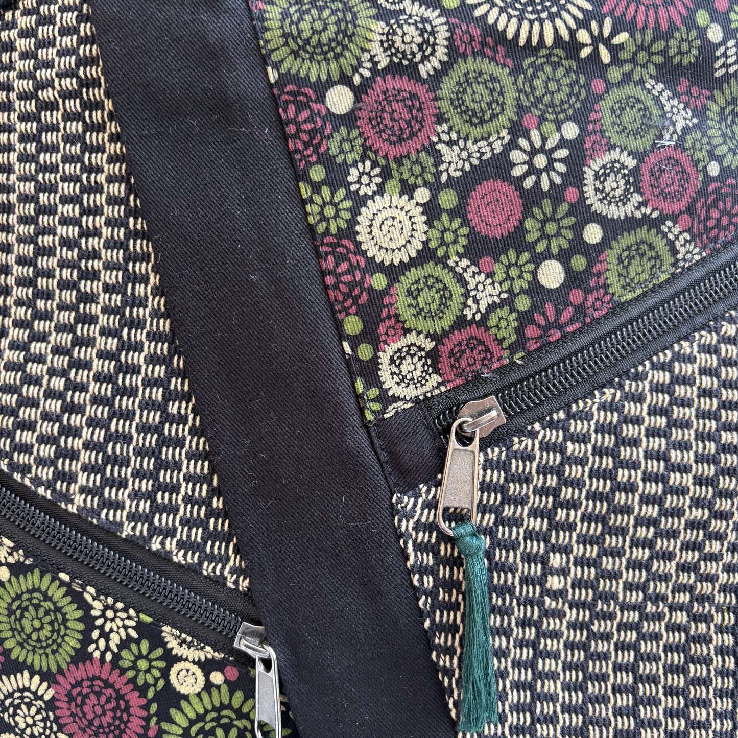 Mochila Multibolsillos "Sagarmatha" · Black Winter · Pieza 18331