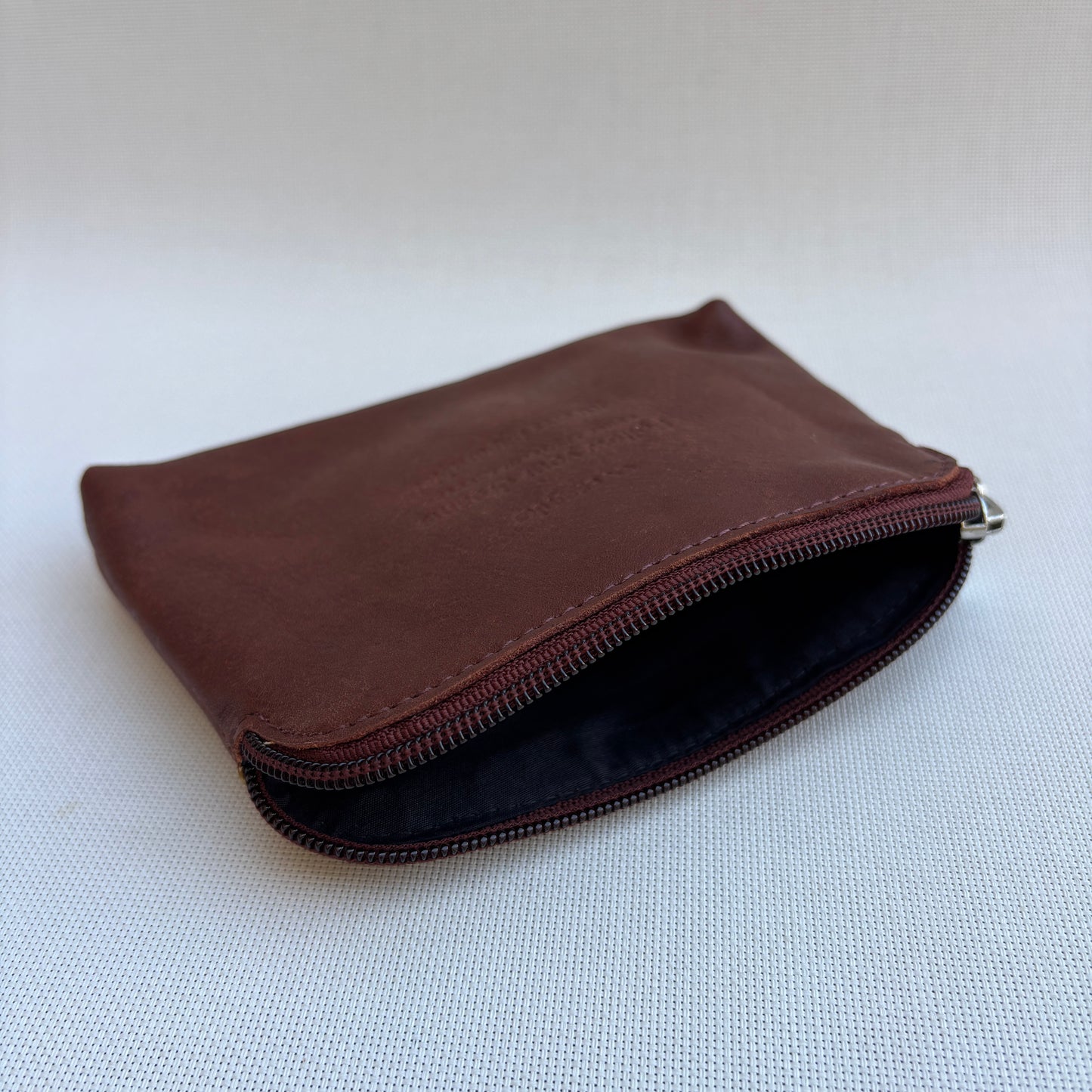 CAOMKA Flat Coin Purse Natürliches BioCuir®-Leder Exklusivstück Nr. 13177