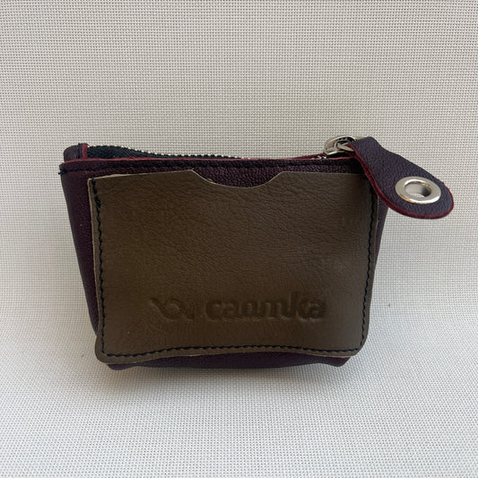 Monedero Wink CAOMKA · Piel natural BioCuir® · Pieza Exclusiva Núm. 14362