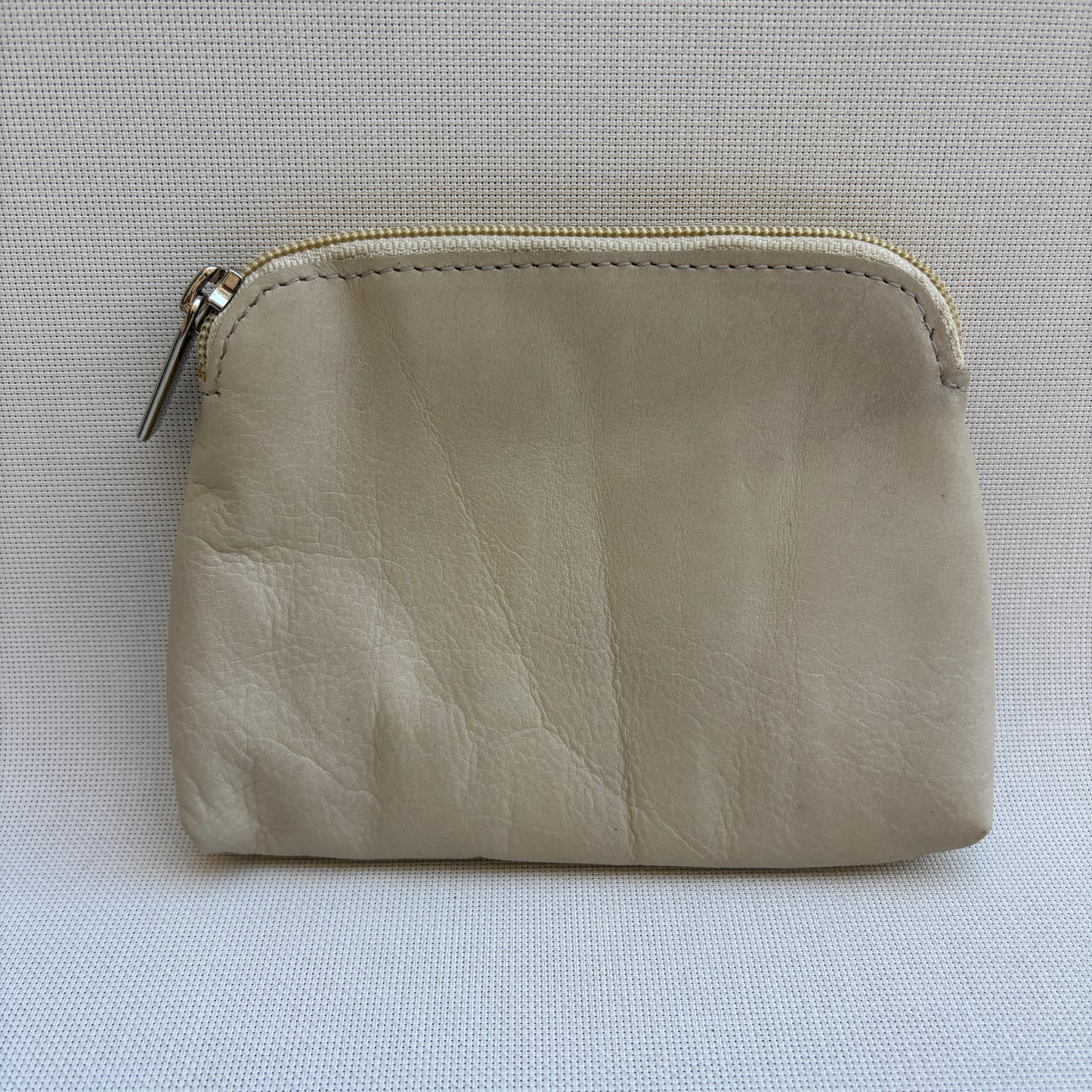 CAOMKA Flat Coin Purse Natürliches BioCuir®-Leder Exklusivstück Nr. 13177