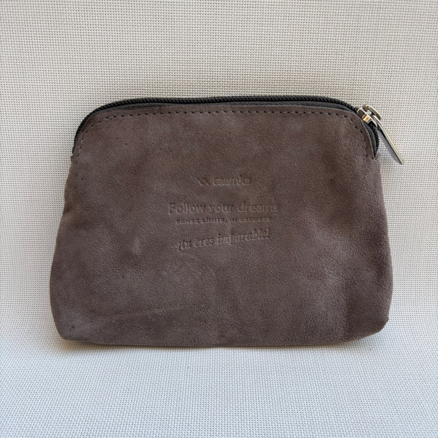 CAOMKA Flat Coin Purse Natürliches BioCuir®-Leder Exklusivstück Nr. 13177