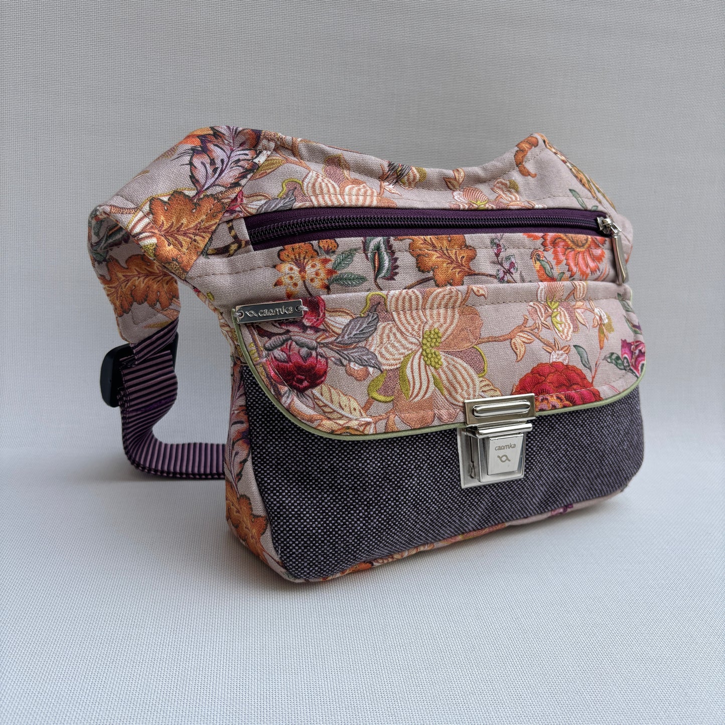 Riñonera "Special Elegant Flowers" + Bolsillo trasero · Pieza Exclusiva Núm. 17716