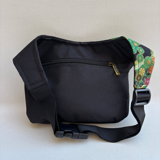 Riñonera "Special Black & Japanese" + Bolsillo trasero · Pieza Única Núm. 19186