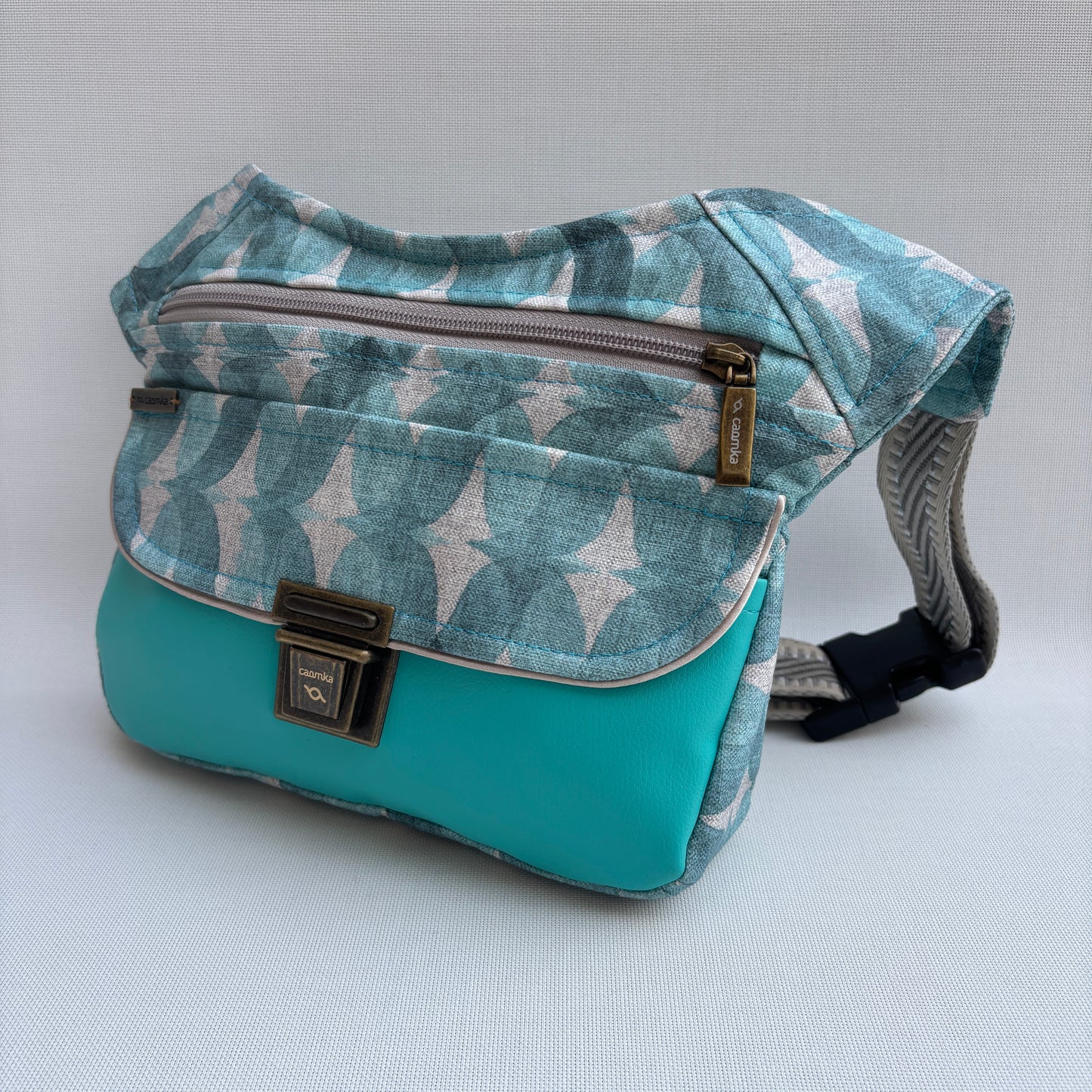Riñonera "Special Esmeralda Top" + Bolsillo trasero · Impermeable · Pieza Única Núm. 17727