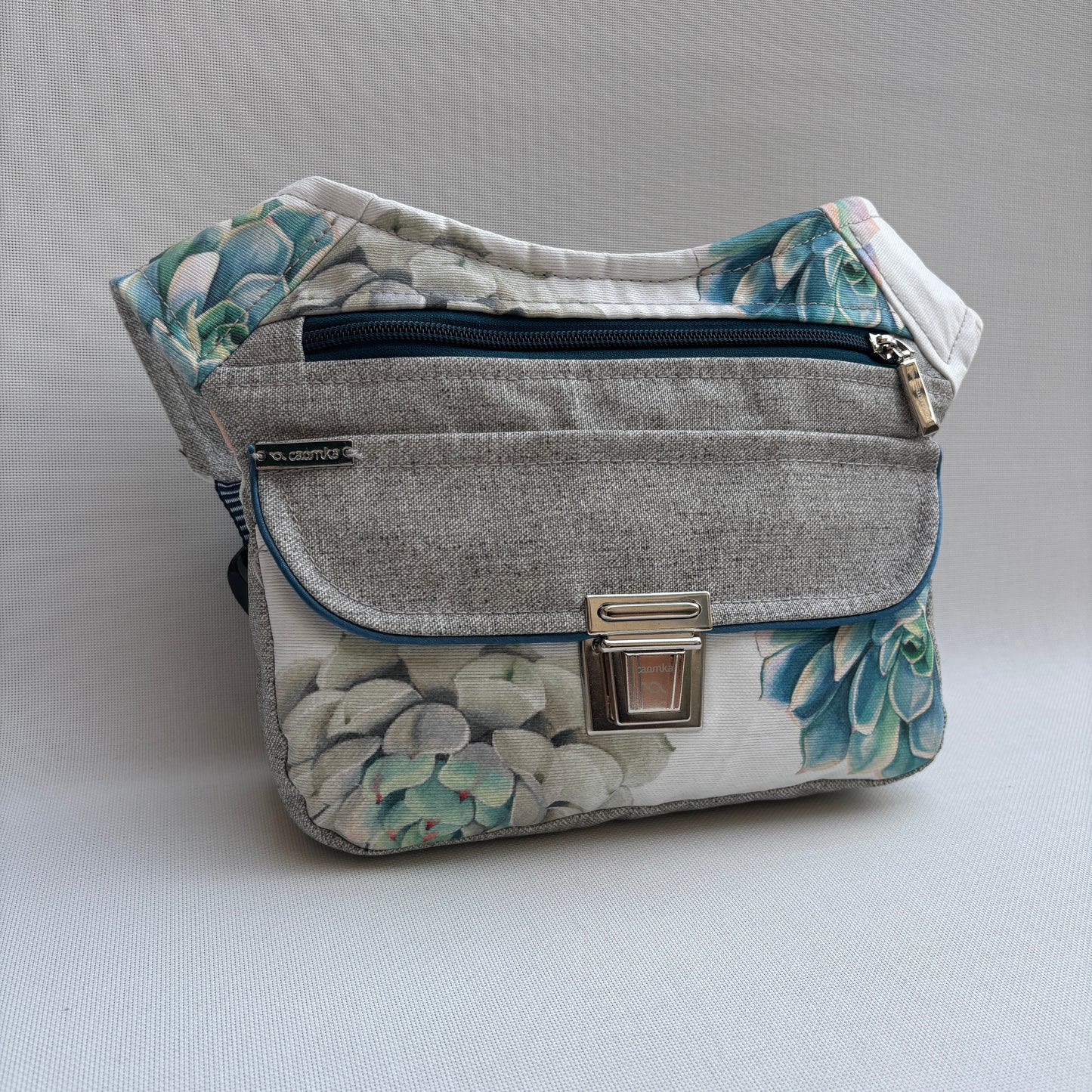 Riñonera "Elegant Summer" + Bolsillo trasero · Impermeable · Pieza Única Núm. 17700