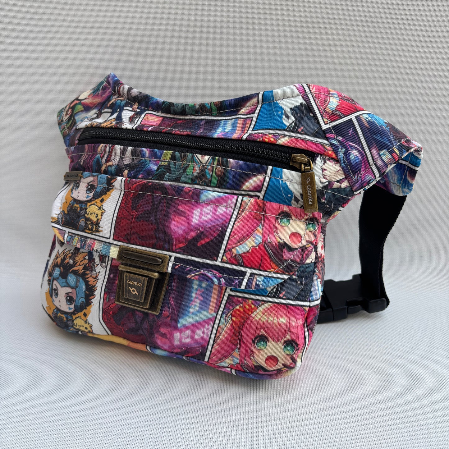 Spezielles schwarzes „Cordura“ &amp; Silber + Gesäßtasche, exklusives Teil Nr. 11492
