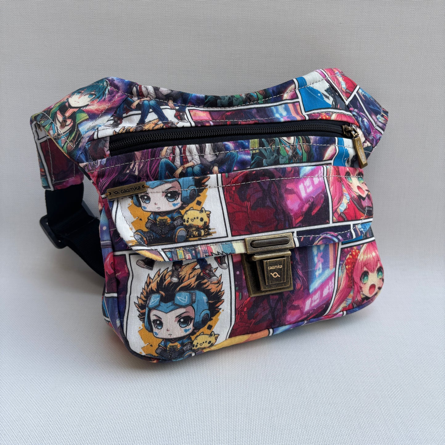 Spezielles schwarzes „Cordura“ &amp; Silber + Gesäßtasche, exklusives Teil Nr. 11492