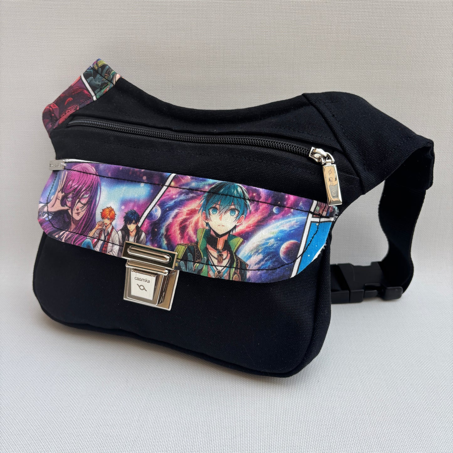 Riñonera "Special Manga Black" + Bolsillo trasero · Pieza Exclusiva Núm. 17704