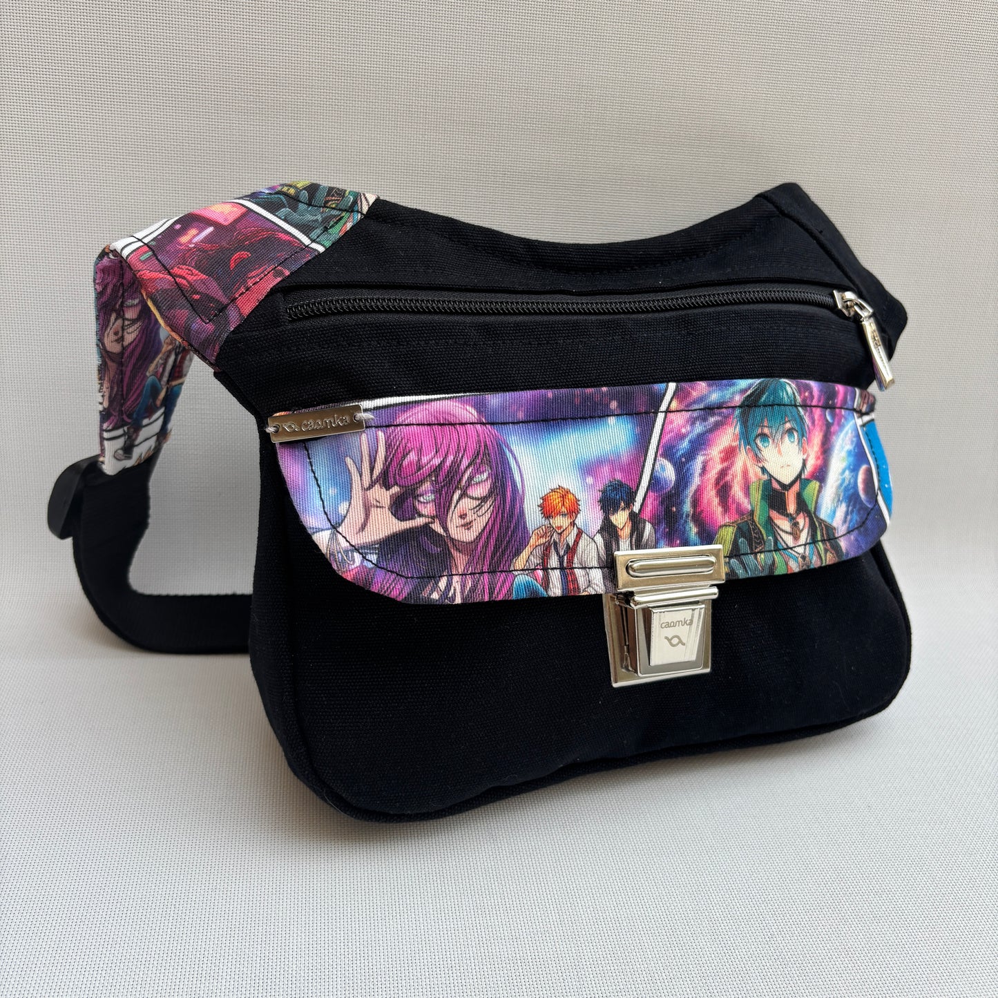 Riñonera "Special Manga Black" + Bolsillo trasero · Pieza Exclusiva Núm. 17704