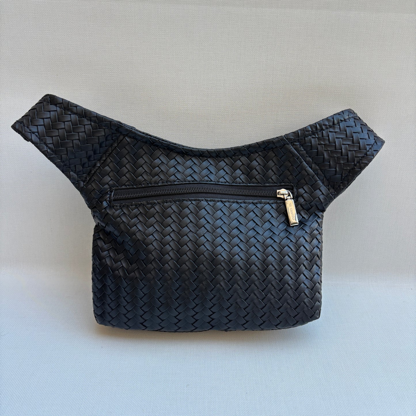 Riñonera "Elegant Black Top" + Bolsillo trasero · Polipiel · Pieza Única Núm. 19393
