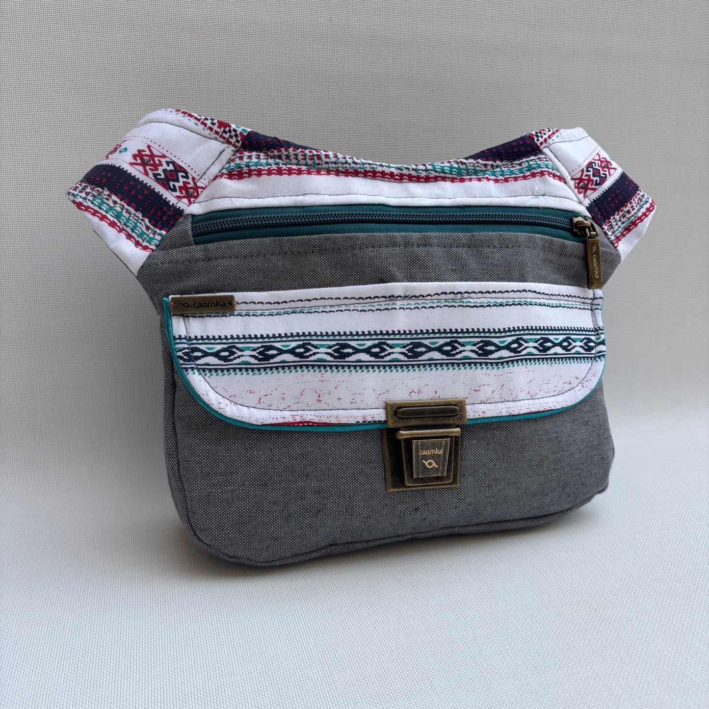 Spezielles schwarzes „Cordura“ &amp; Silber + Gesäßtasche, exklusives Teil Nr. 11492