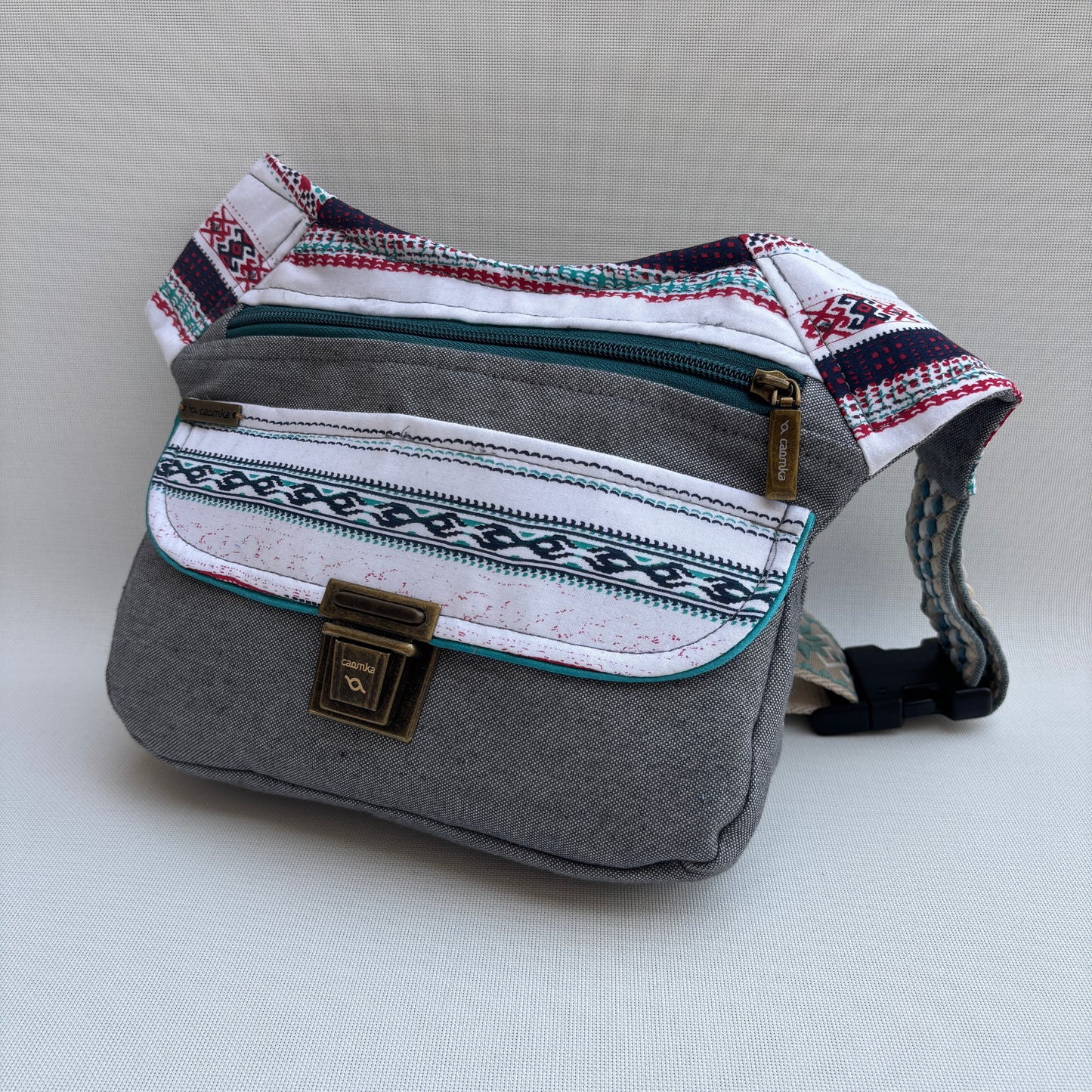 Spezielles schwarzes „Cordura“ &amp; Silber + Gesäßtasche, exklusives Teil Nr. 11492