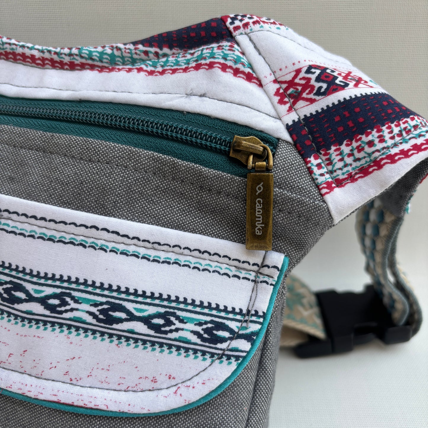 Spezielles schwarzes „Cordura“ &amp; Silber + Gesäßtasche, exklusives Teil Nr. 11492