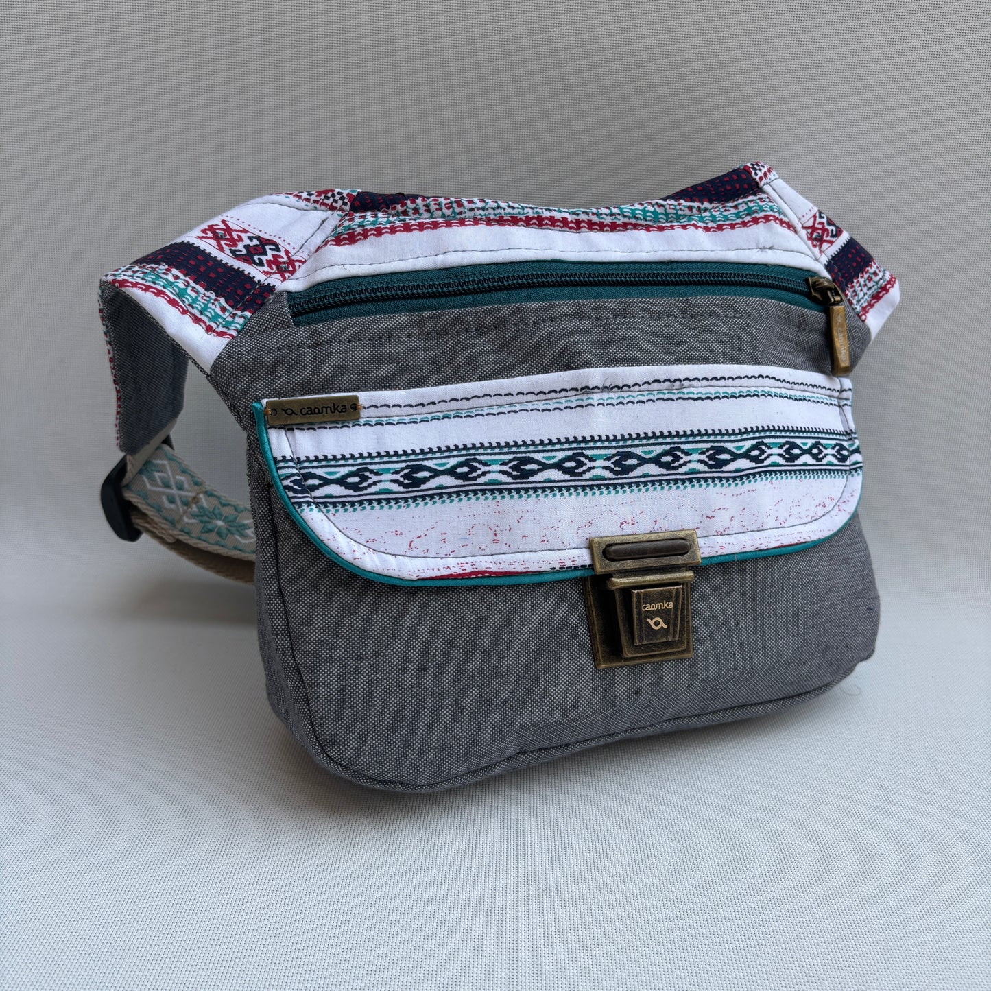 Spezielles schwarzes „Cordura“ &amp; Silber + Gesäßtasche, exklusives Teil Nr. 11492