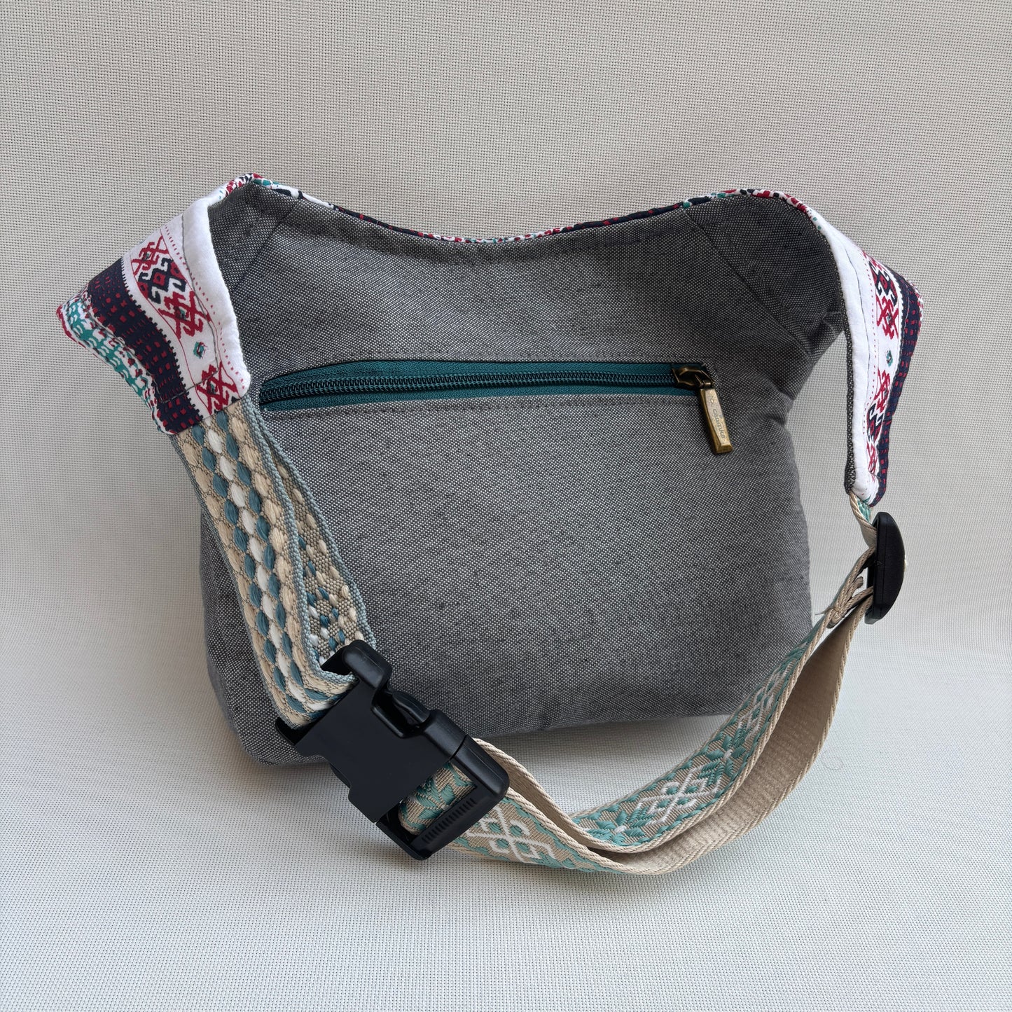 Spezielles schwarzes „Cordura“ &amp; Silber + Gesäßtasche, exklusives Teil Nr. 11492