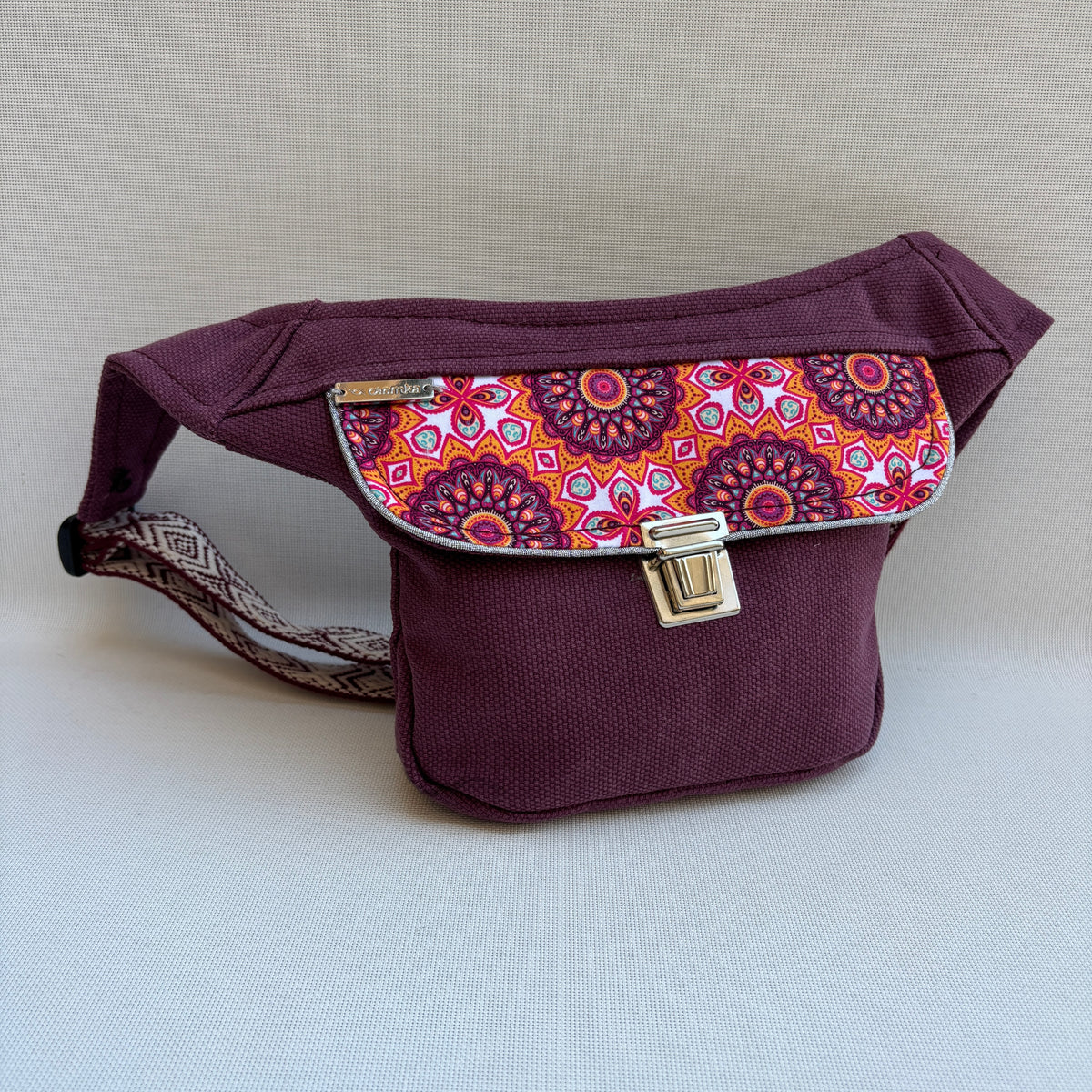 Riñonera Mini "Special Mandalas Top" + Bolsillo trasero extra · Pieza Única Núm. 19595