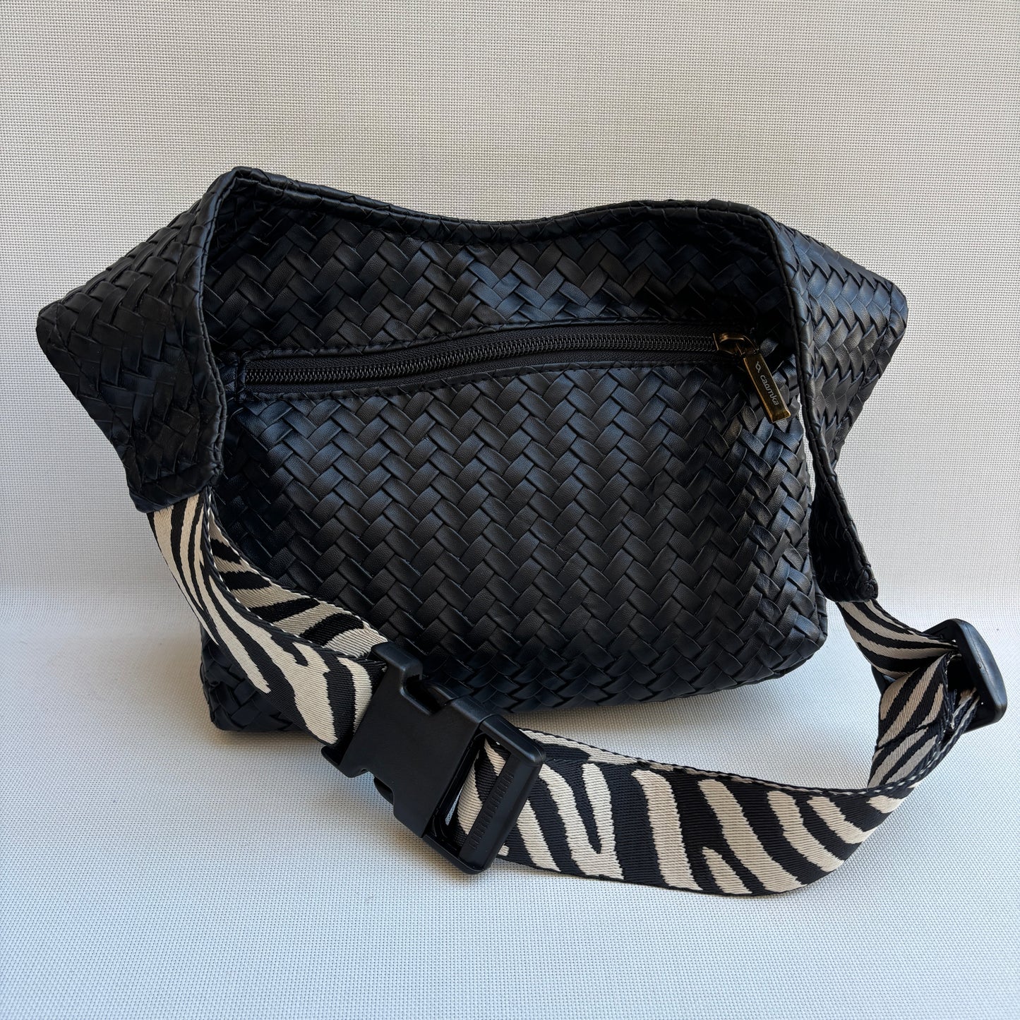 Riñonera "Special Elegant Black Top" · Polipiel + Bolsillo trasero · Pieza Única Núm. 19320