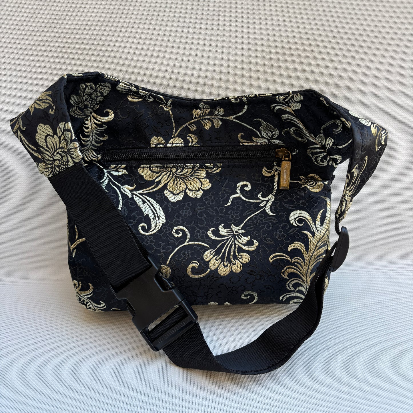 Riñonera "Elegant Luxury India Golden" + Bolsillo trasero · Pieza Única Núm. 19176