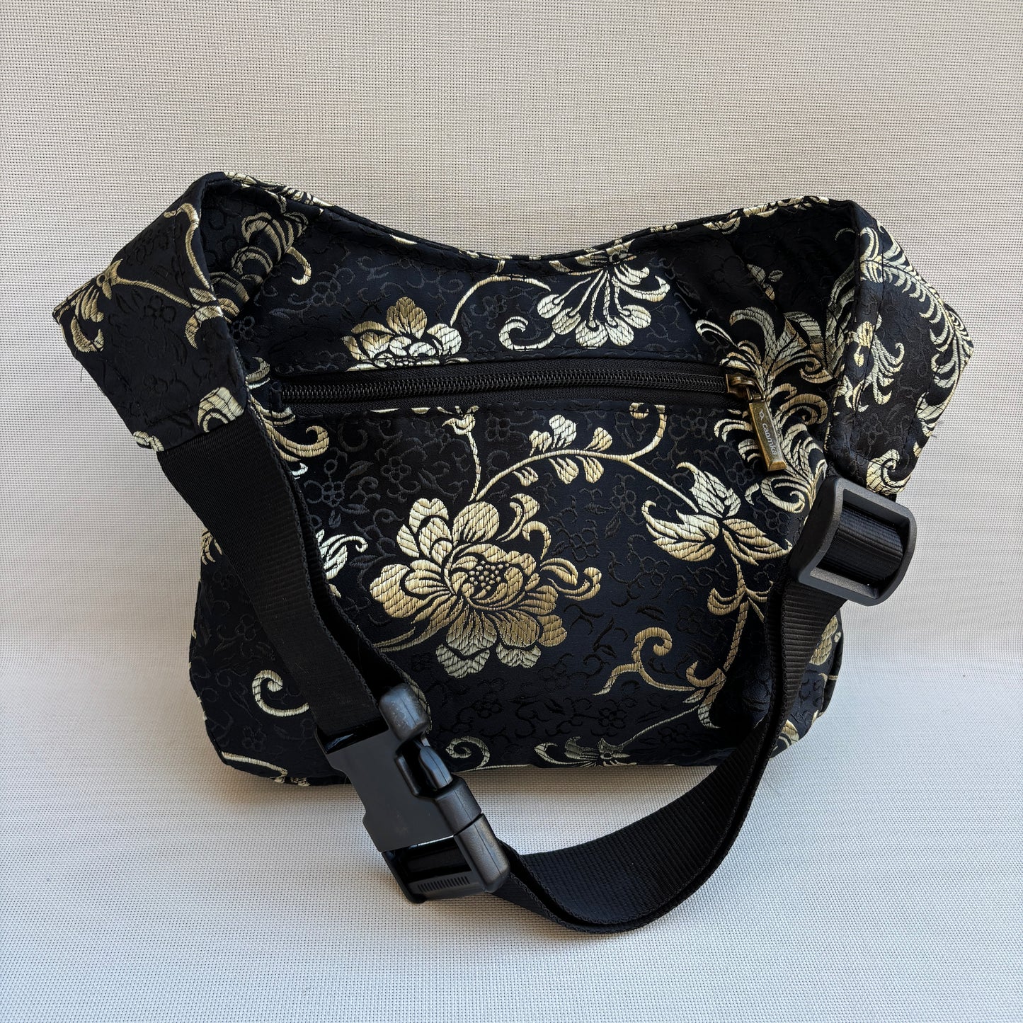 Riñonera "Elegant Luxury India Golden" + Bolsillo trasero · Pieza Única Núm. 19179