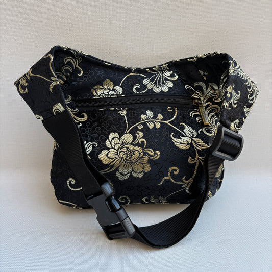 Riñonera "Elegant Luxury India Golden" + Bolsillo trasero · Pieza Única Núm. 19179