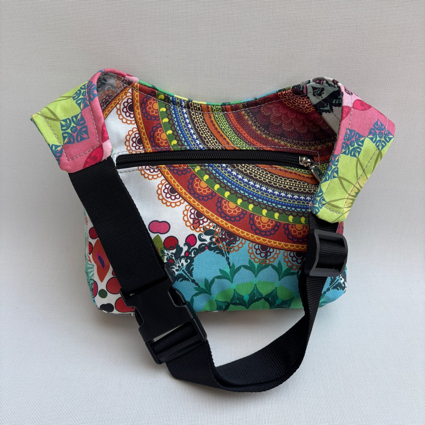 Riñonera "Special Summer Mandalas" + Bolsillo trasero · Impermeable · Pieza Única Núm. 17738
