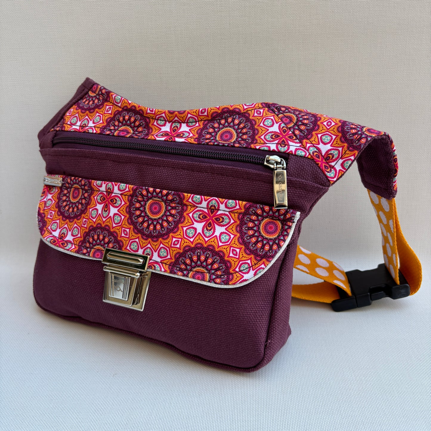 Riñonera "Special Mandalas Top" + Bolsillo trasero · Pieza Única Núm. 19263
