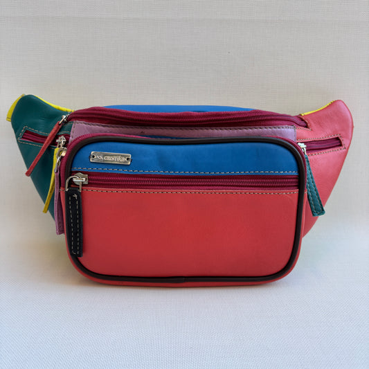 Riñonera RetroChic Happy Colors · Piel · Pieza Única Núm. 18395