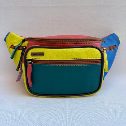 Riñonera RetroChic Happy Colors · Piel · Pieza Única Núm. 18396