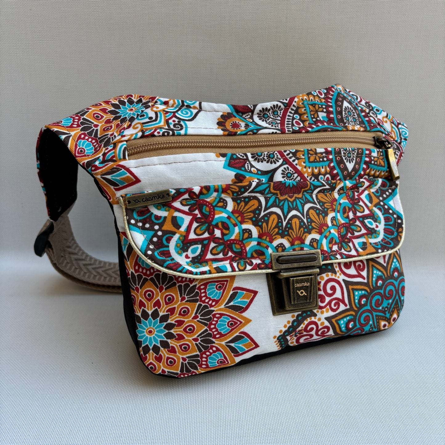 Riñonera "Special Mandalas Top" + Bolsillo trasero · Pieza Única Núm. 19268
