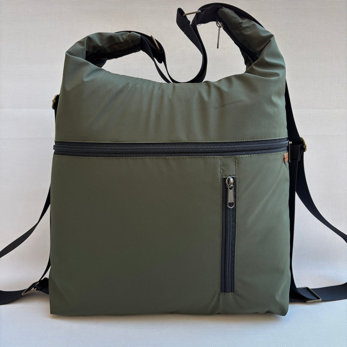 Mochila - Bolso - Tote Bag - Impermeable · Mutifunción · "Nepal" Color Kaki · Súper ligera · Pieza 18355