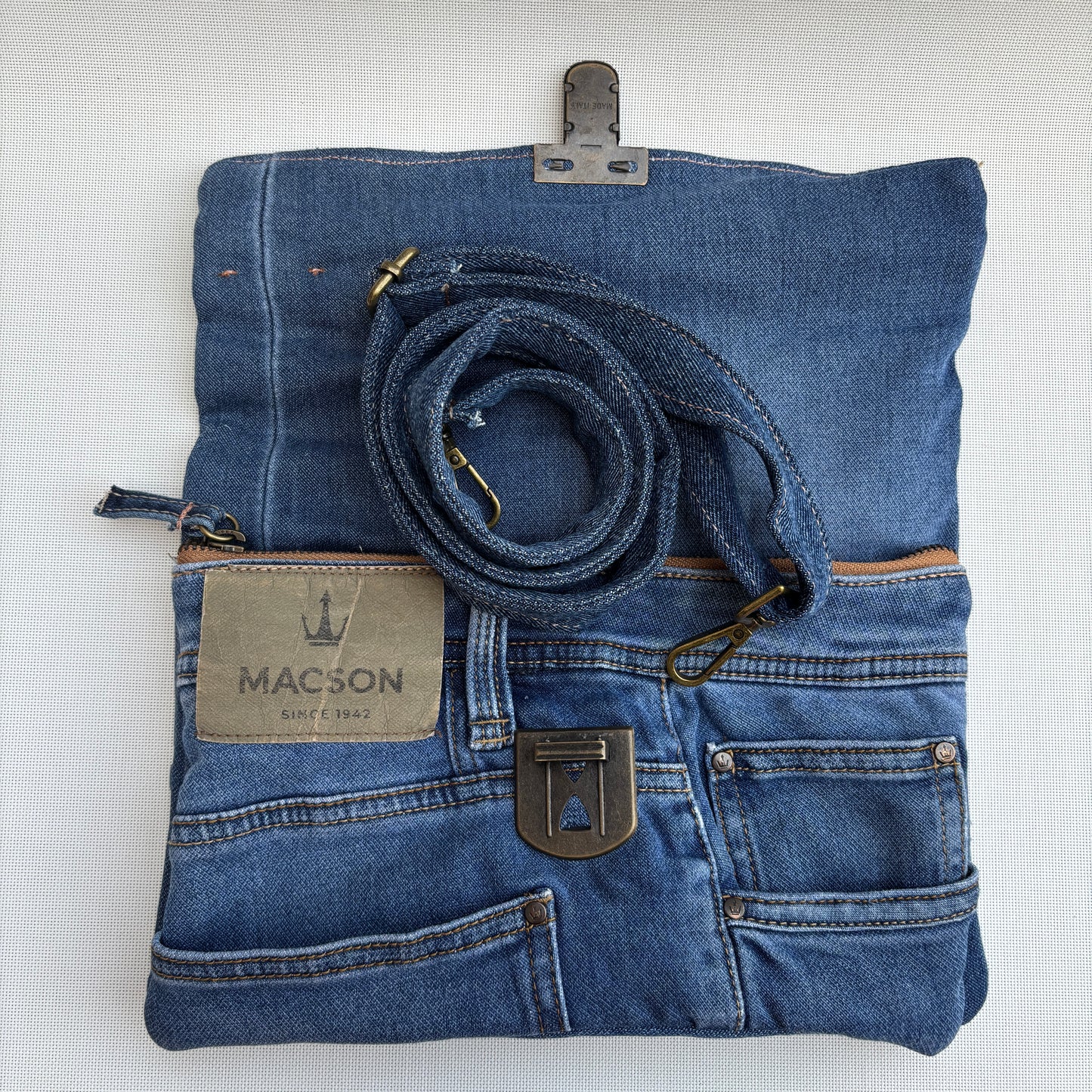 Bolso, bandolera vaquero ♻️ Jeans Recycled ♻️ · Pieza Única Núm. 17735