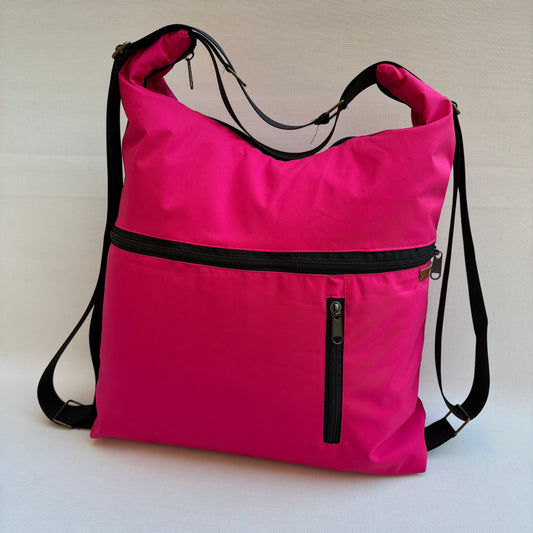 Mochila - Bolso - Tote Bag - Impermeable · Mutifunción · "Nepal" Color Rosa · Súper ligera · Pieza 18357