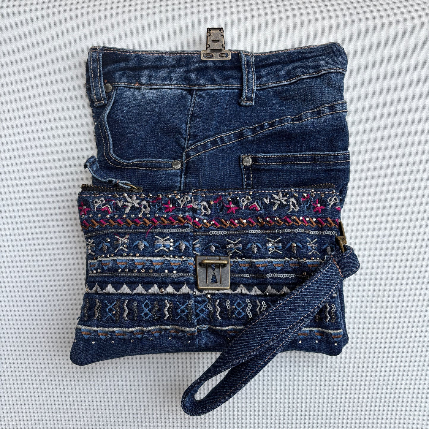 Riñonera NANO multifunción ♻️ Jeans Recycled ♻️ · Pieza Única Núm. 17692