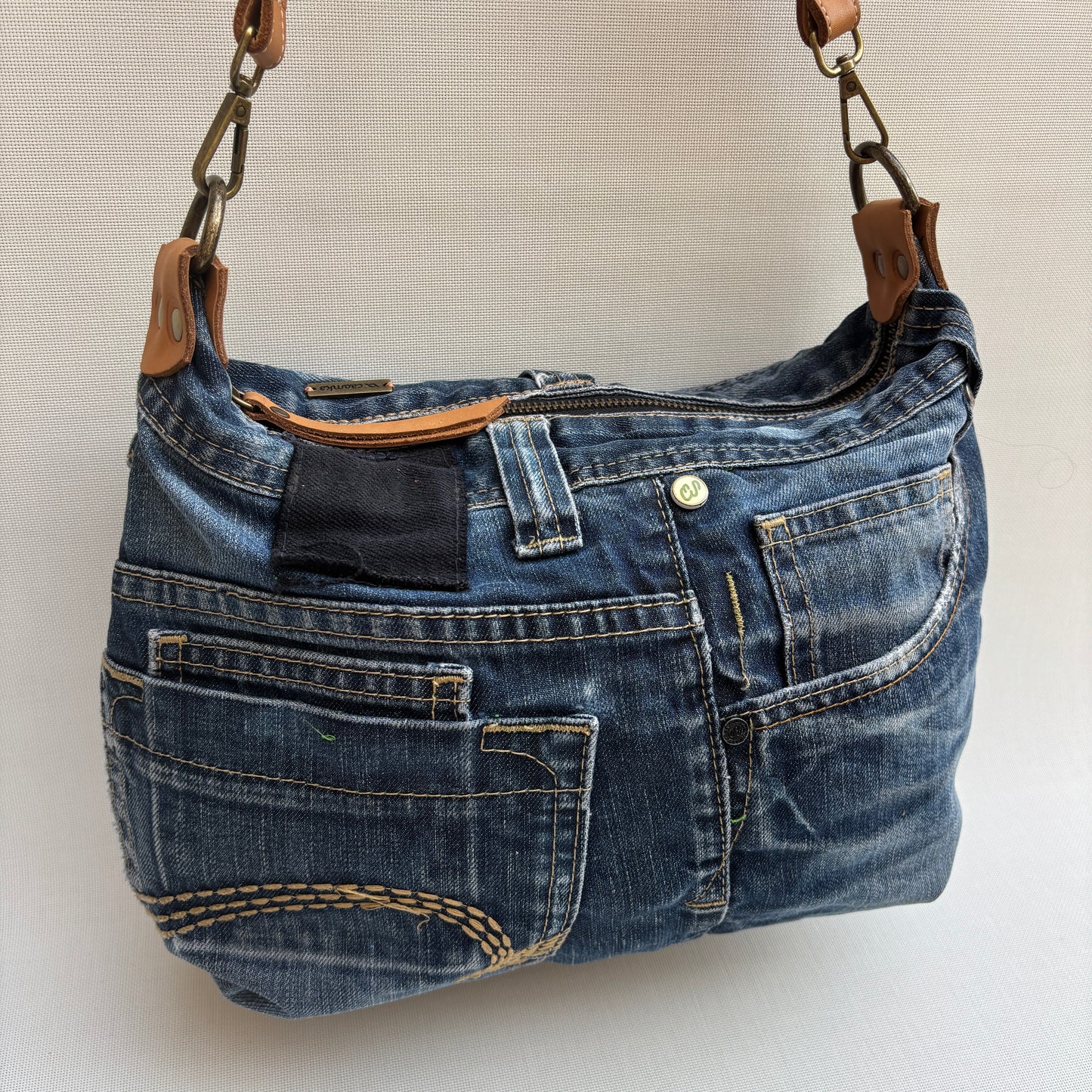 ♻️ Jeans Recycled ♻️ Einzelstück Nr. 11975