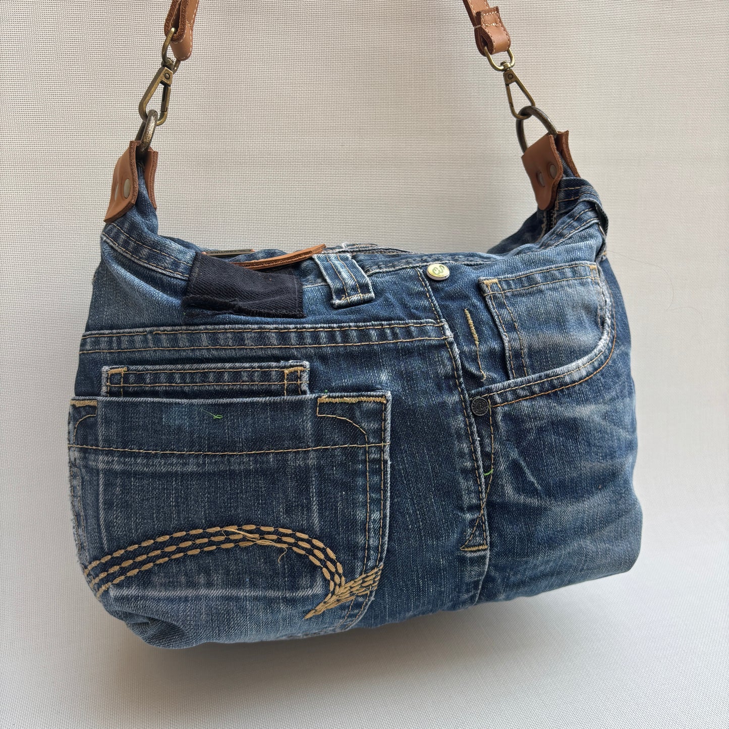 ♻️ Jeans Recycled ♻️ Einzelstück Nr. 11975